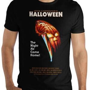 John Carpenter Halloween The Night He Came Home Graphic Tee Horror Movie Shirt